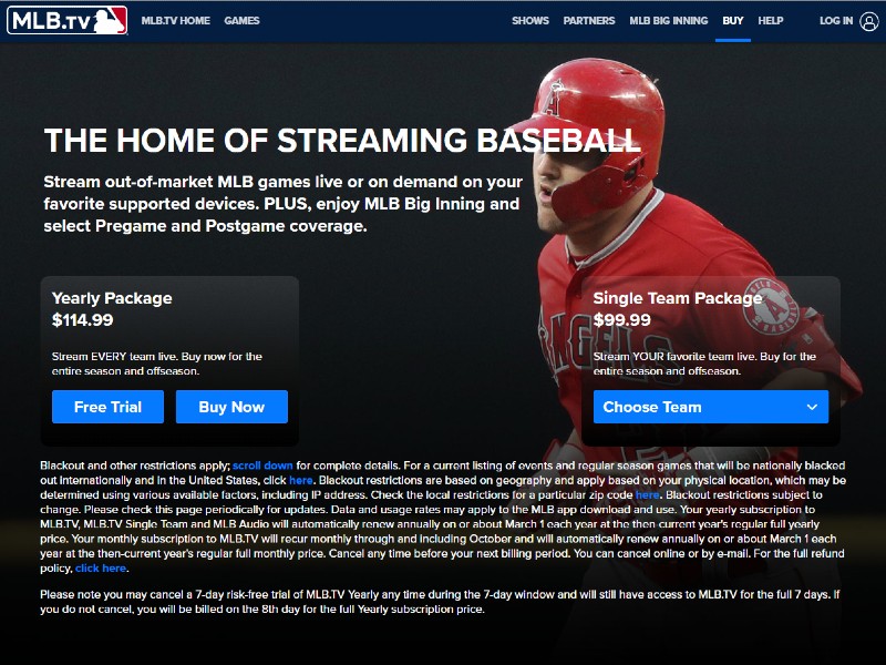 LIDOM games streaming on MLBTV