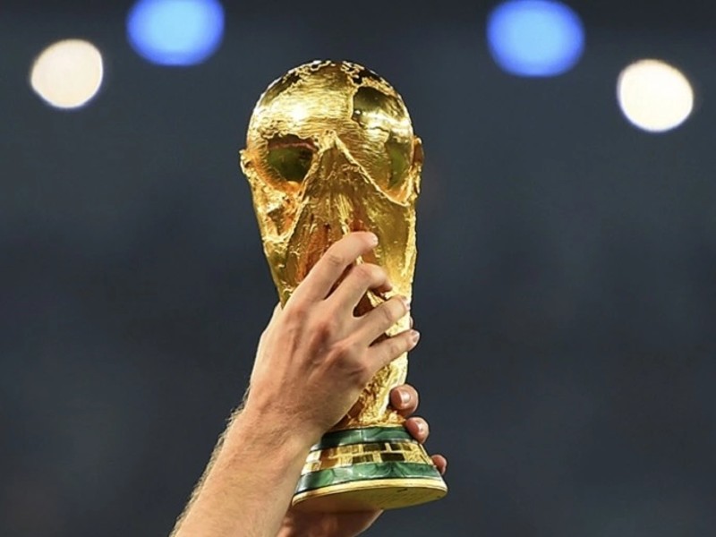 Iran puts FIFA World Cup trophy on display for 1st time