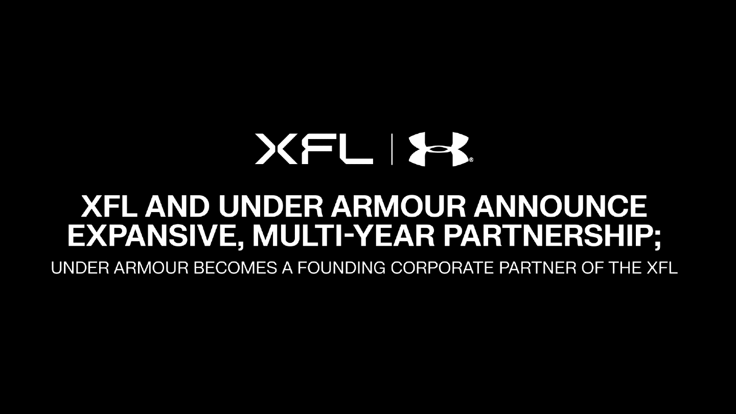 XFL, Under Armour announce partnership, unveils team uniforms for